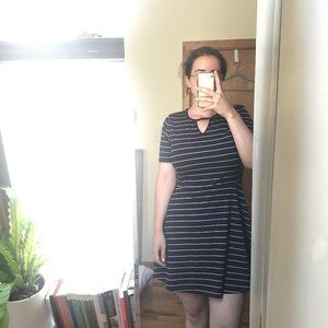Navy Stripe Dress
